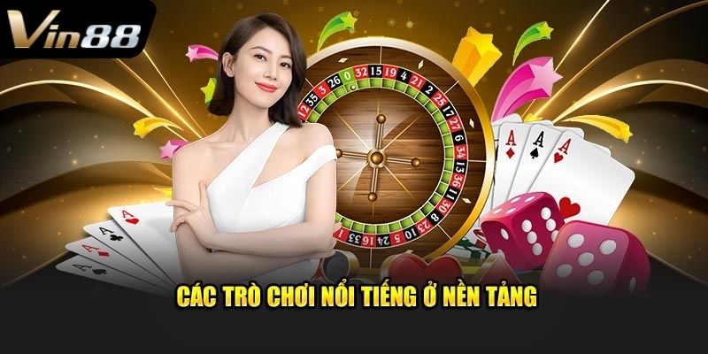 Danh sách sản phẩm Vin88 game